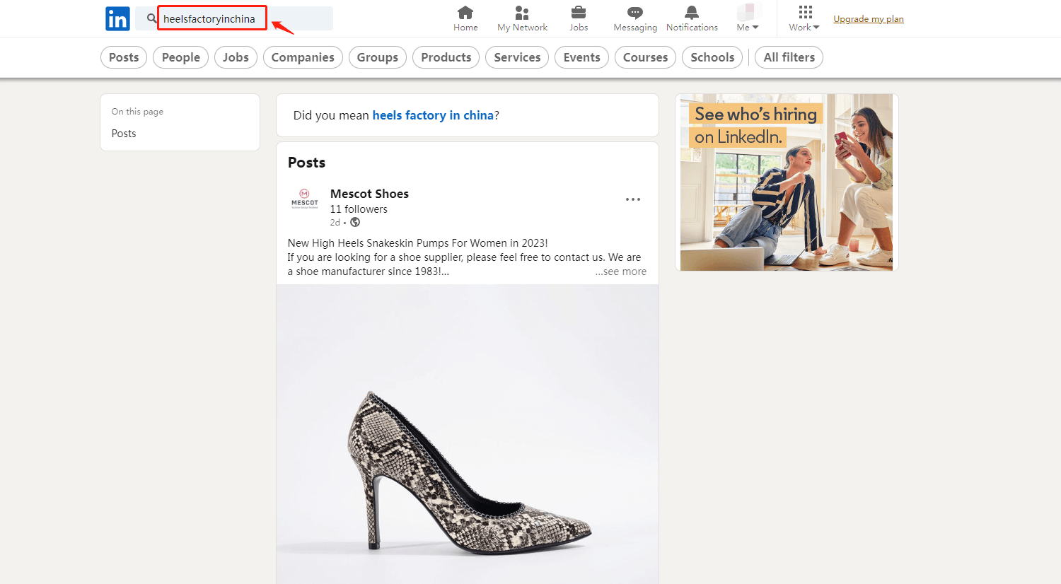 how-to-find-a-high-heels-factory-in-China-by-Linkedin