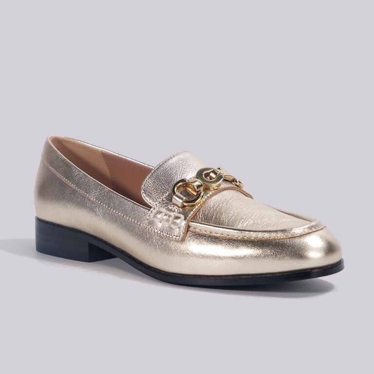 CHIC LOAFERS WITH GOLD DETAIL main image 0