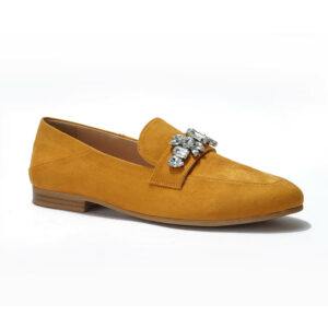 brown-round-toe-slip-on-women-flat-loafers