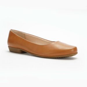 brown-women-leather-slip-on-ballet-flats