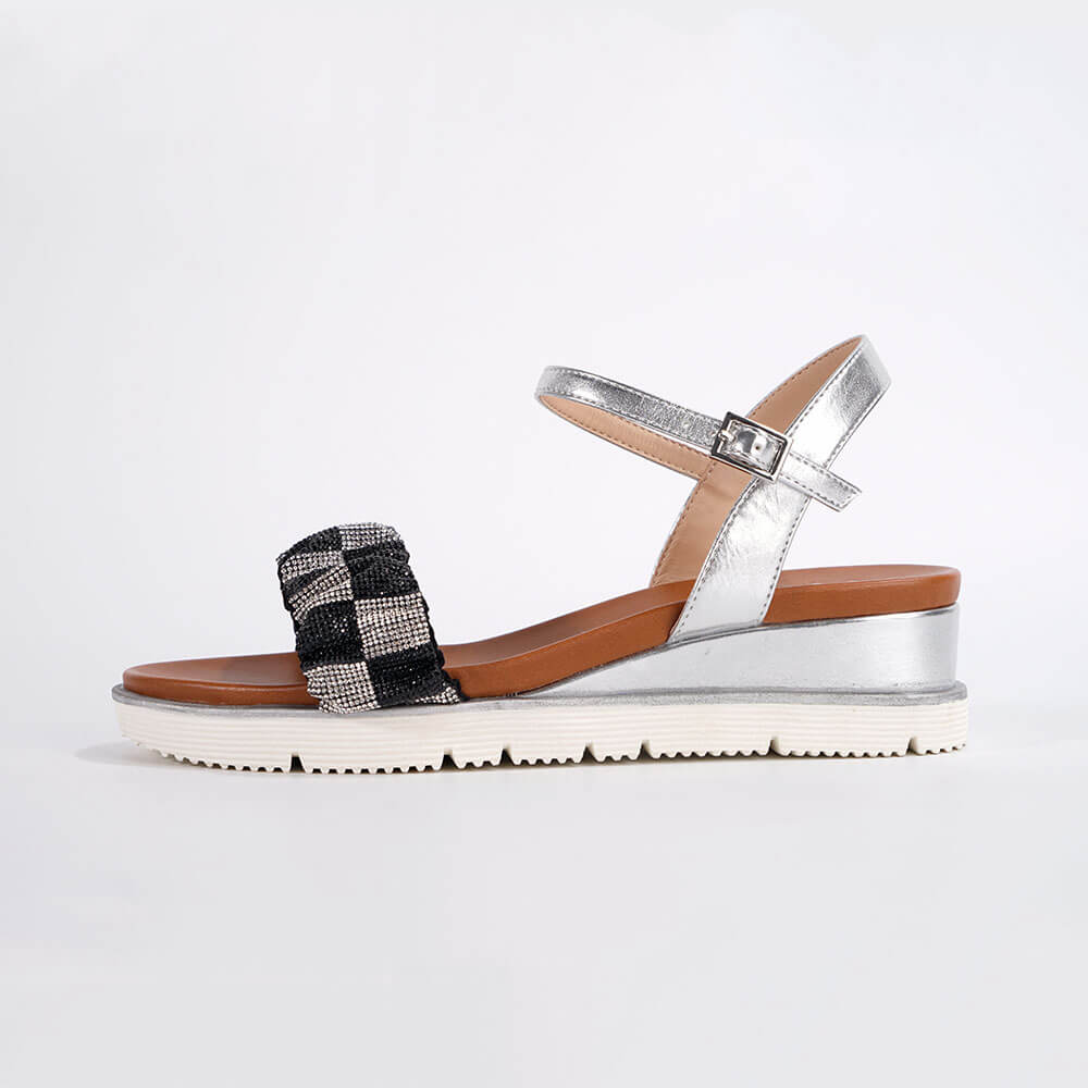 Casual Ankle Strap Buckle Platform Sandals With Open Toe