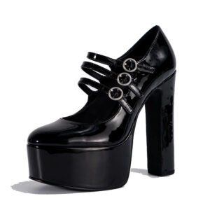 black-patent-block-heel-platform-pumps-women