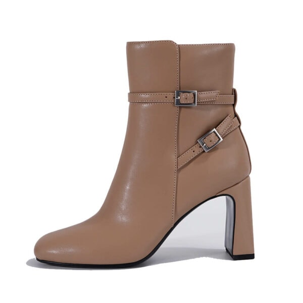 fashion-high-heel-booties-for-women-with-side-zipper