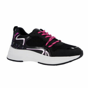 new-Casual-lightweight-black-sneakers-women-Lace-up