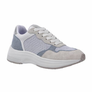 Suede-mesh-ladies-trainers-lace-up