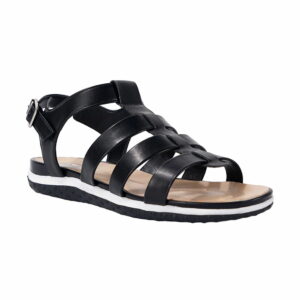 casual-black-gladiator-sandals-for-women-with-buckle
