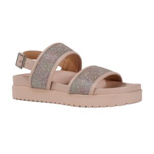 comfortable-pink-flat-cushionaire-sandals-for-women