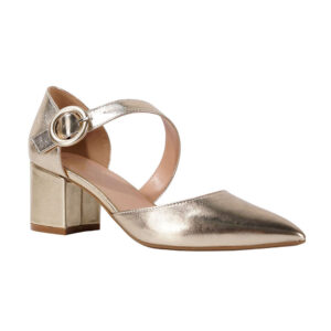 leather-pointed-toe-block-heel-gold-pumps-women