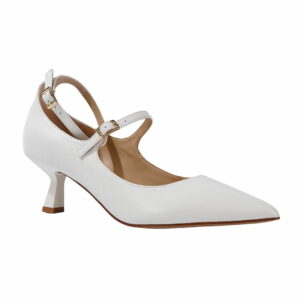 pointed-toe-kitten-heels-ankle-strap-white-pumps