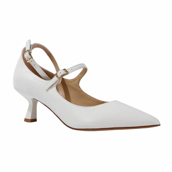 pointed-toe-kitten-heels-ankle-strap-white-pumps