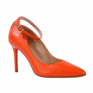 pointed-toe-stiletto-heel-ankle-strap-orange-pumps-women