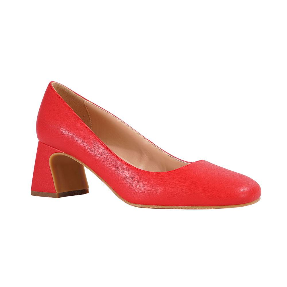 Journee Collection Womens Luu-m Comfort Insole Round Toe Low Block Heel  Pumps Red 11 : Target