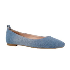 trendy-blue-denim-flat-shoes-for-women