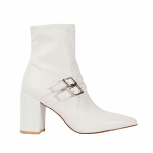 elegant-pointed-toe-white-heeled-boots-buckle-decor