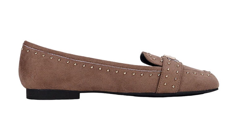 Elegant Slip On Suede Flat Loafers For Women